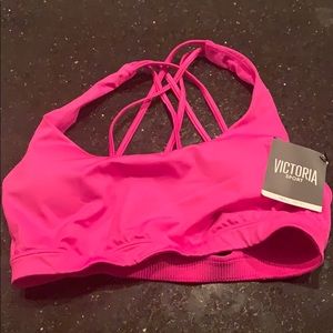 NWT VS pink sports bra size small